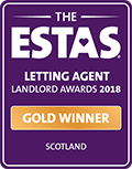 ESTAs 2018 - Letting Agent - Landlord Awards Scotland - Gold