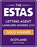 ESTAs 2019 - Letting Agent - Landlord Awards Scotland - Gold
